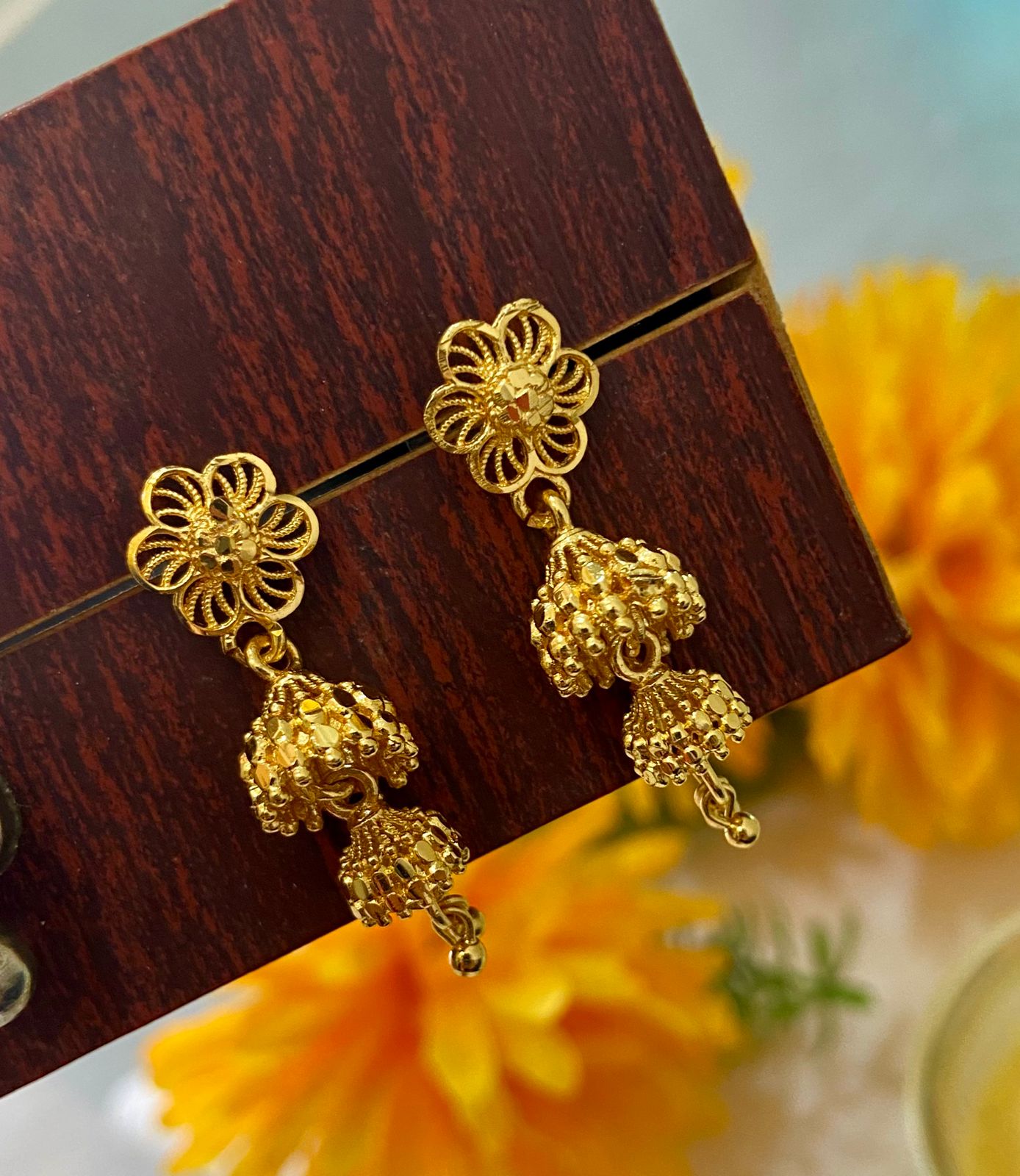 Gold finish Small Jhumki
