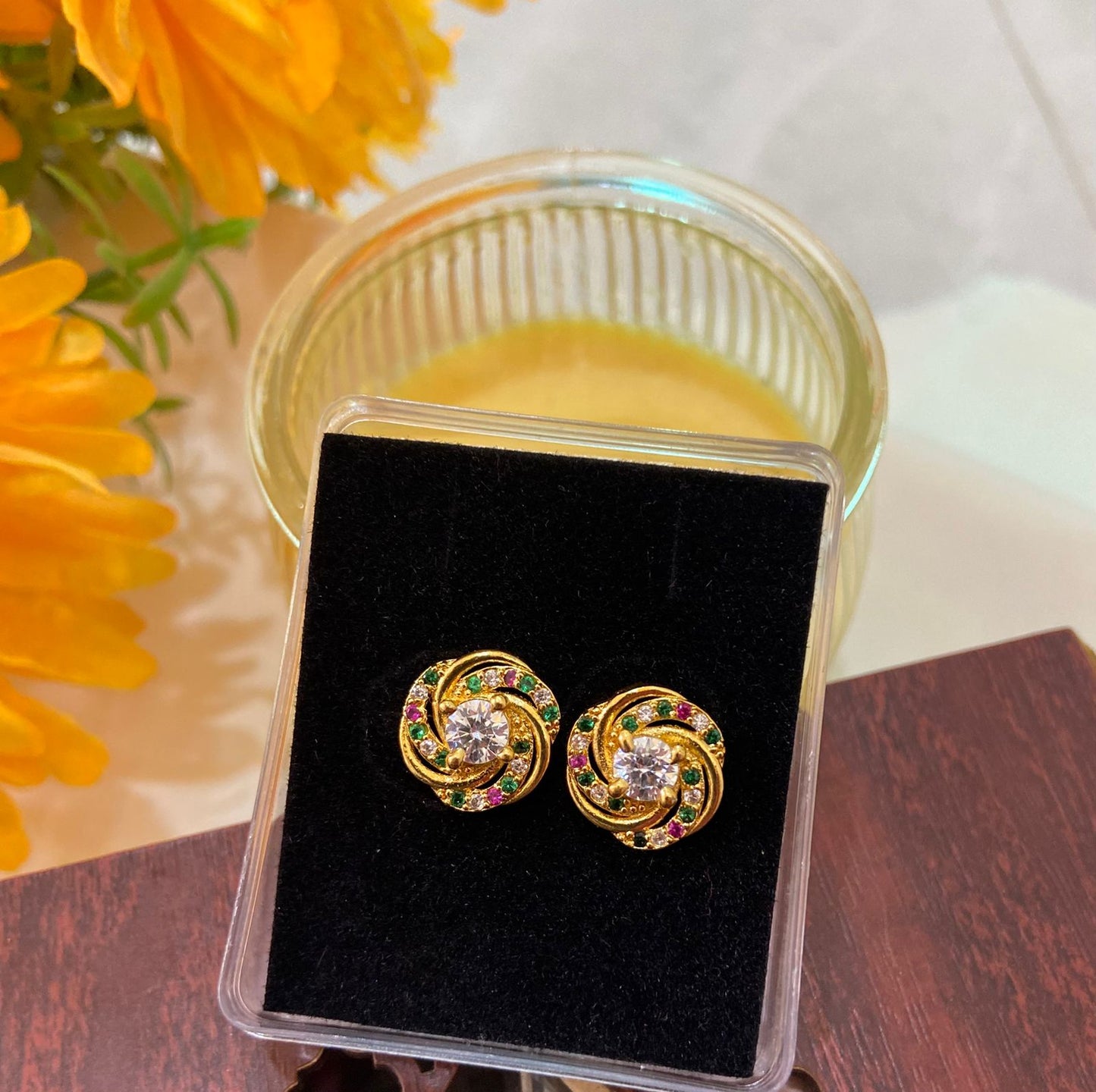 Flower Kundan Tops