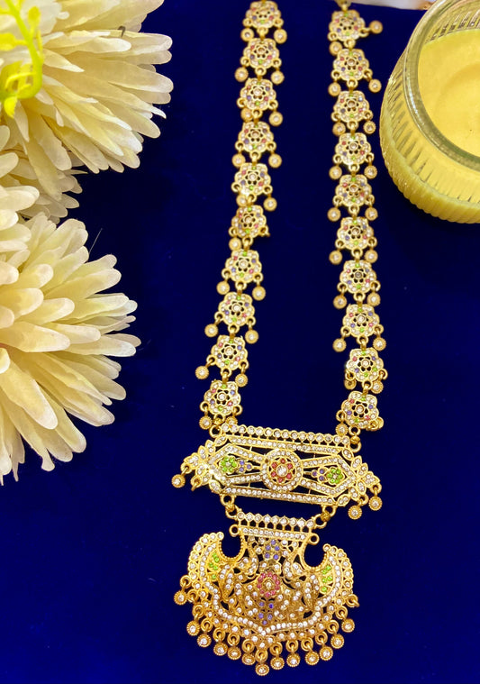 Kundan Rani Harr gold finish