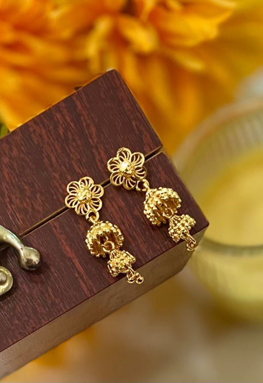 Gold finish Small Jhumki