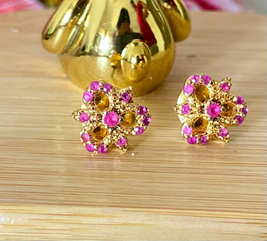 Pink real perals tops